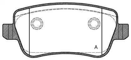 Комплект тормозных колодок OPEN PARTS BPA1178.00