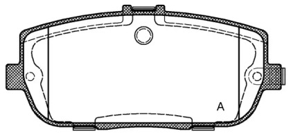 Комплект тормозных колодок OPEN PARTS BPA1190.01