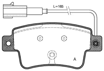 Комплект тормозных колодок OPEN PARTS BPA1198.02