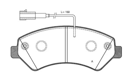 Комплект тормозных колодок OPEN PARTS BPA1275.22