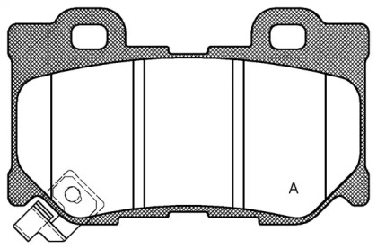 Комплект тормозных колодок OPEN PARTS BPA1365.01