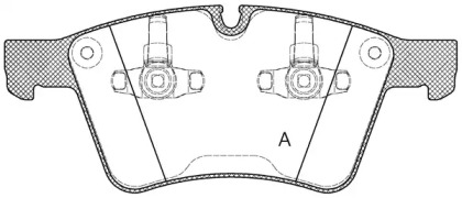 Комплект тормозных колодок OPEN PARTS BPA1370.00