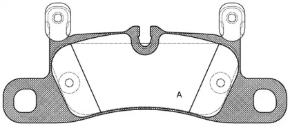 Комплект тормозных колодок OPEN PARTS BPA1379.20