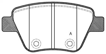 Комплект тормозных колодок OPEN PARTS BPA1420.00