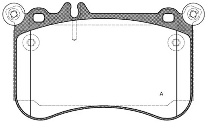 Комплект тормозных колодок OPEN PARTS BPA1465.00