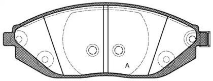 Комплект тормозных колодок OPEN PARTS BPA1472.02