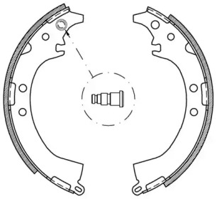 Комлект тормозных накладок OPEN PARTS BSA2031.00