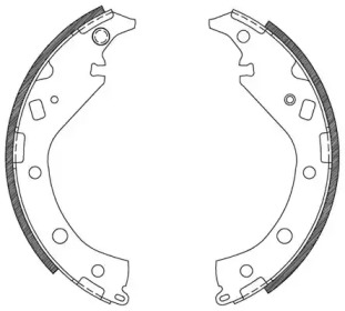 Комлект тормозных накладок OPEN PARTS BSA2116.00