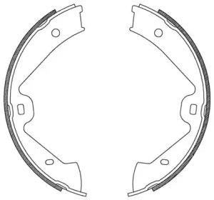 Комлект тормозных накладок OPEN PARTS BSA2181.00