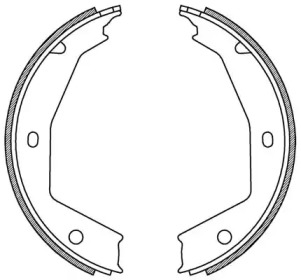 Комлект тормозных накладок OPEN PARTS BSA2187.00