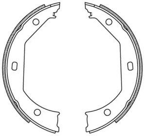 Комлект тормозных накладок OPEN PARTS BSA2198.00