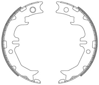 Комлект тормозных накладок OPEN PARTS BSA2214.00