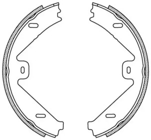 Комлект тормозных накладок OPEN PARTS BSA2225.00