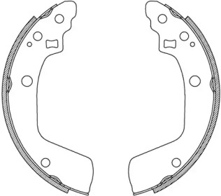 Комлект тормозных накладок OPEN PARTS BSA2246.00