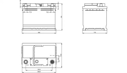 Аккумулятор OPEN PARTS BT060L2.00