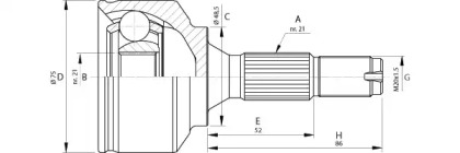 Шарнирный комплект OPEN PARTS CVJ5692.10