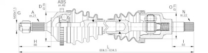 Вал OPEN PARTS DRS6177.00