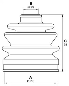 Комплект пыльника OPEN PARTS SJK7035.00