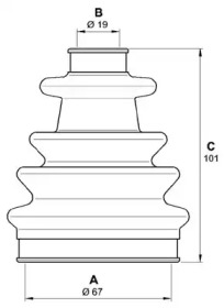 Комплект пыльника OPEN PARTS SJK7131.00