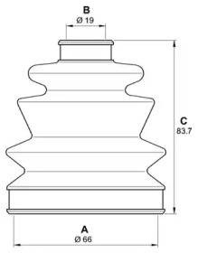 Комплект пыльника OPEN PARTS SJK7156.00