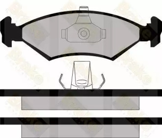 Комплект тормозных колодок Brake ENGINEERING PA1126