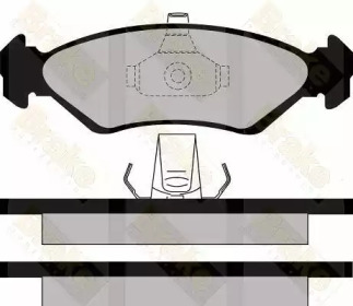 Комплект тормозных колодок Brake ENGINEERING PA1127