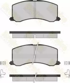 Комплект тормозных колодок Brake ENGINEERING PA1256