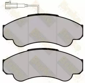 Комплект тормозных колодок Brake ENGINEERING PA1284