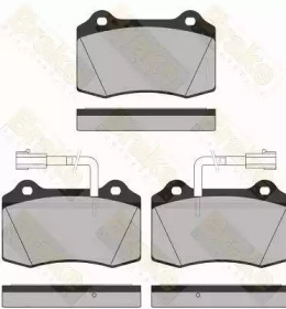 Комплект тормозных колодок Brake ENGINEERING PA1328