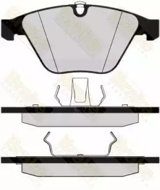 Комплект тормозных колодок Brake ENGINEERING PA1505