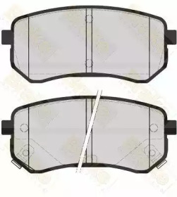 Комплект тормозных колодок Brake ENGINEERING PA1578