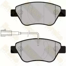 Комплект тормозных колодок Brake ENGINEERING PA1861