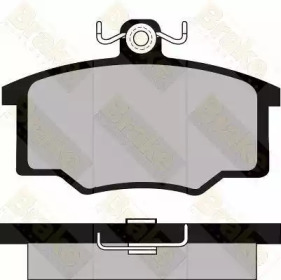 Комплект тормозных колодок Brake ENGINEERING PA296