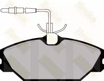 Комплект тормозных колодок Brake ENGINEERING PA475