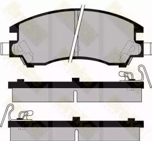 Комплект тормозных колодок Brake ENGINEERING PA477