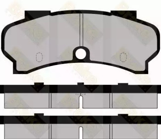 Комплект тормозных колодок Brake ENGINEERING PA515