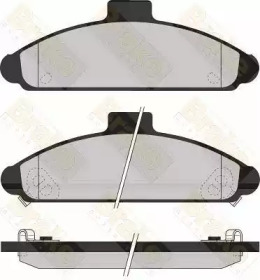 Комплект тормозных колодок Brake ENGINEERING PA936