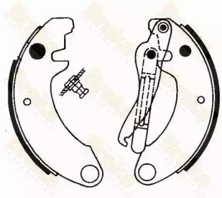 Комлект тормозных накладок Brake ENGINEERING SH1052