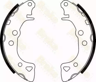 Комлект тормозных накладок Brake ENGINEERING SH1271