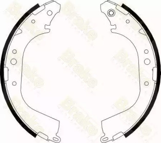 Комлект тормозных накладок Brake ENGINEERING SH2522