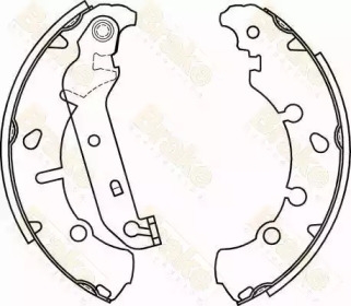 Комлект тормозных накладок Brake ENGINEERING SH2582