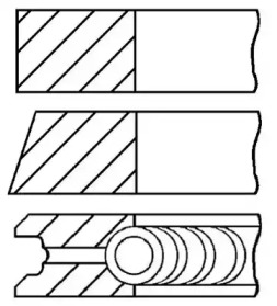 Комплект колец GOETZE ENGINE 08-294800-00