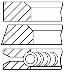 Комплект колец GOETZE ENGINE 08-110200-00