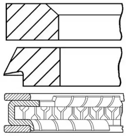 Комплект колец GOETZE ENGINE 08-319400-00