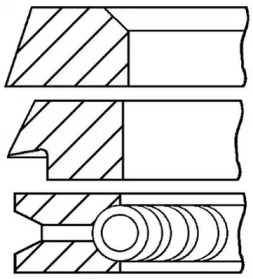 Комплект колец GOETZE ENGINE 08-397900-00