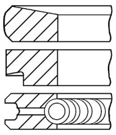 Комплект колец GOETZE ENGINE 08-207300-10