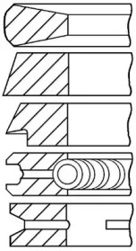 Комплект колец GOETZE ENGINE 08-174300-70