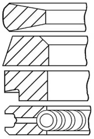 Комплект колец GOETZE ENGINE 08-274800-10