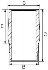 Втулка GOETZE ENGINE 14-740060-00