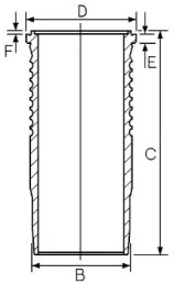 Втулка GOETZE ENGINE 15-677620-00